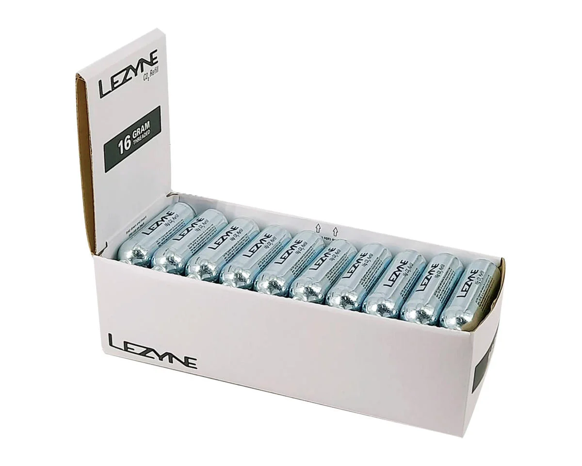 Lezyne CO2 Cartridge Bulk Box (30 Pack) (16g)